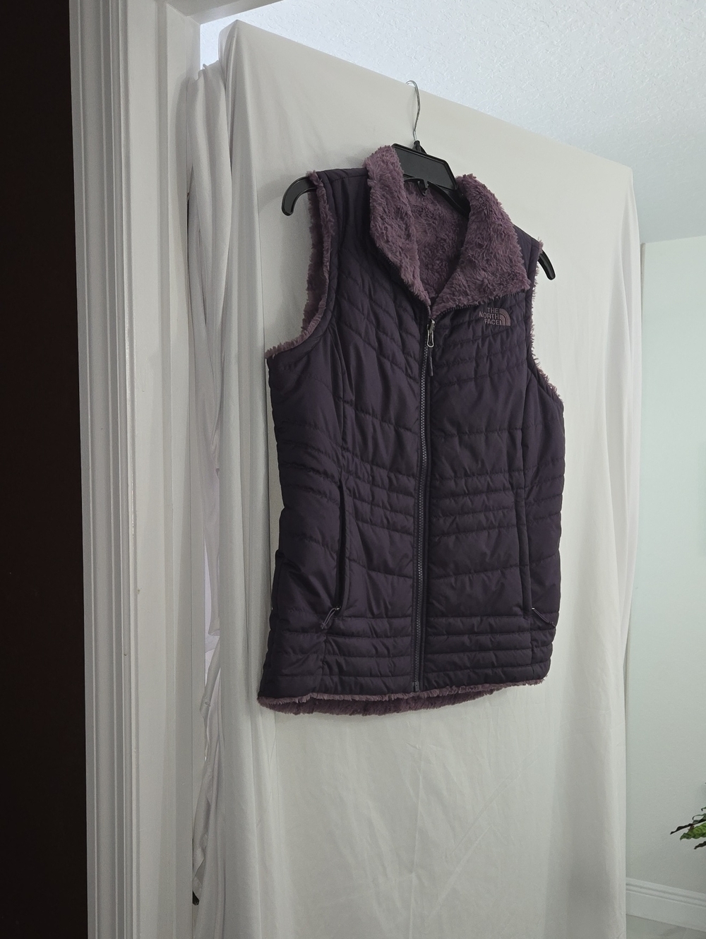 The North Face Women's Plum Quilted Fleece-Lined Vest